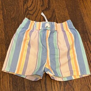 Vibrant Striped Kids Shorts